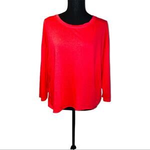 Sundry boxy quarter sleeve pink T-shirt long sleeve tee size 1 US small